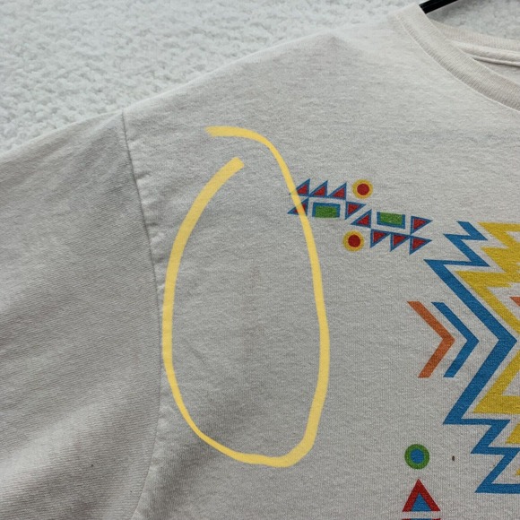 VTG Delta Graphic T-Shirt Unisex Large Native American Dreamstarter Aztec Retro - Picture 3 of 12
